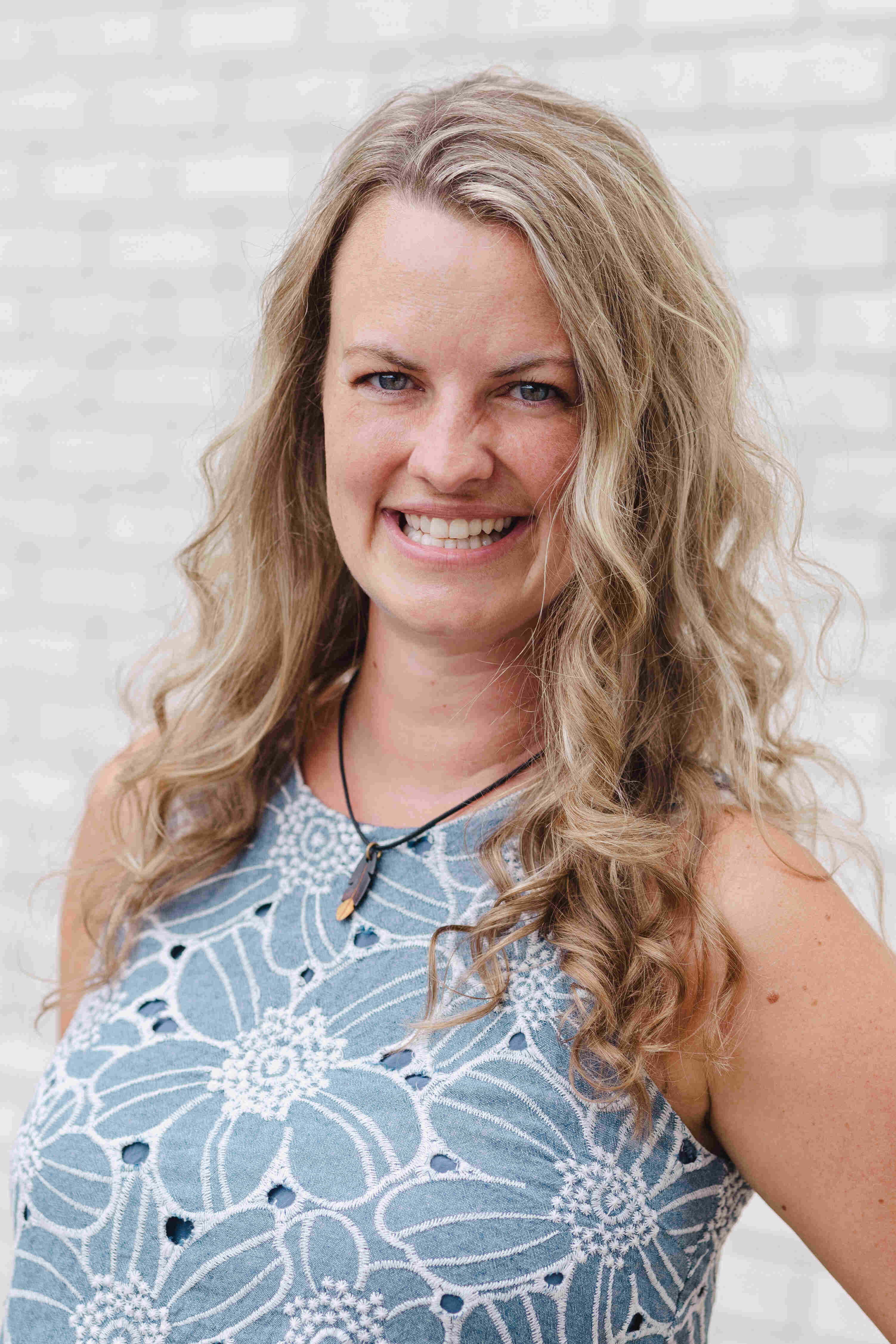 Therapist Sarah Bateman smiling at the camera.